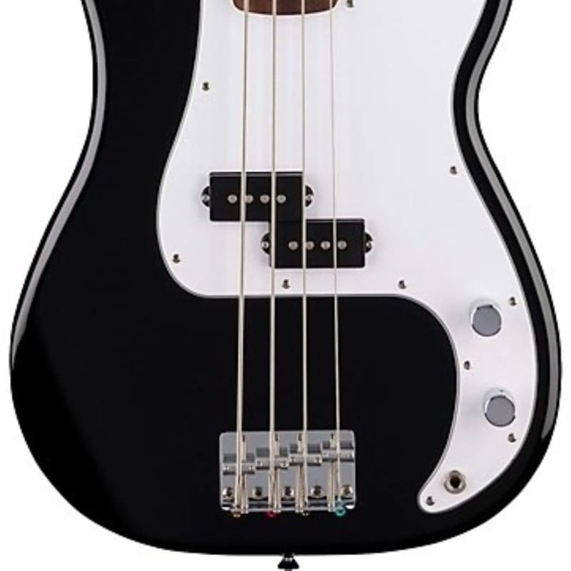 Photos - Guitar Fender Standard Precision Bass Black 