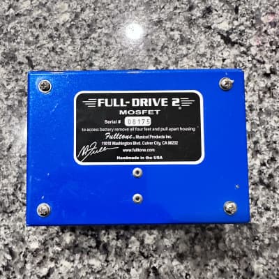 Fulltone Full Drive 2 Mosfet | Reverb