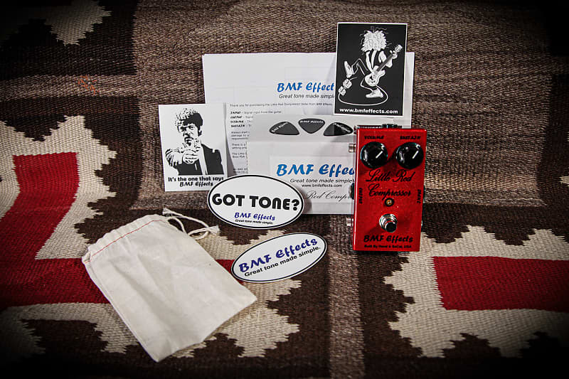 BMF LITTLE RED COMPRESSOR Compressor Guitar Effects Pedal