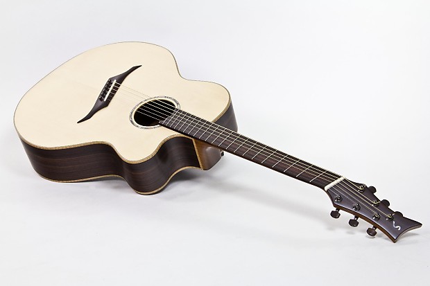 Stoll IQ - Acoustic Guitar with multiscale fretboard, bevel and side sound port image 1
