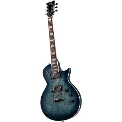ESP LTD EC-256FM CB Electric Guitar - Cobalt Blue image 2