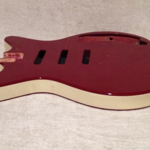 Danelectro DC-3 BODY PROJECT ONLY 1999 Commie Red image 7
