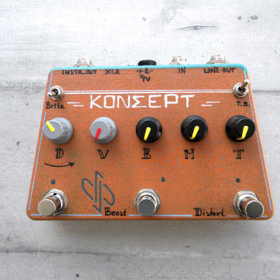 dpFX Pedals - KONSERT preamp (Sunn Concert Lead, Concert Bass preamp) image 1