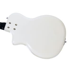 Airline Guitars Twin Tone - White - Supro Dual Tone Tribute Electric Guitar - NEW! image 2