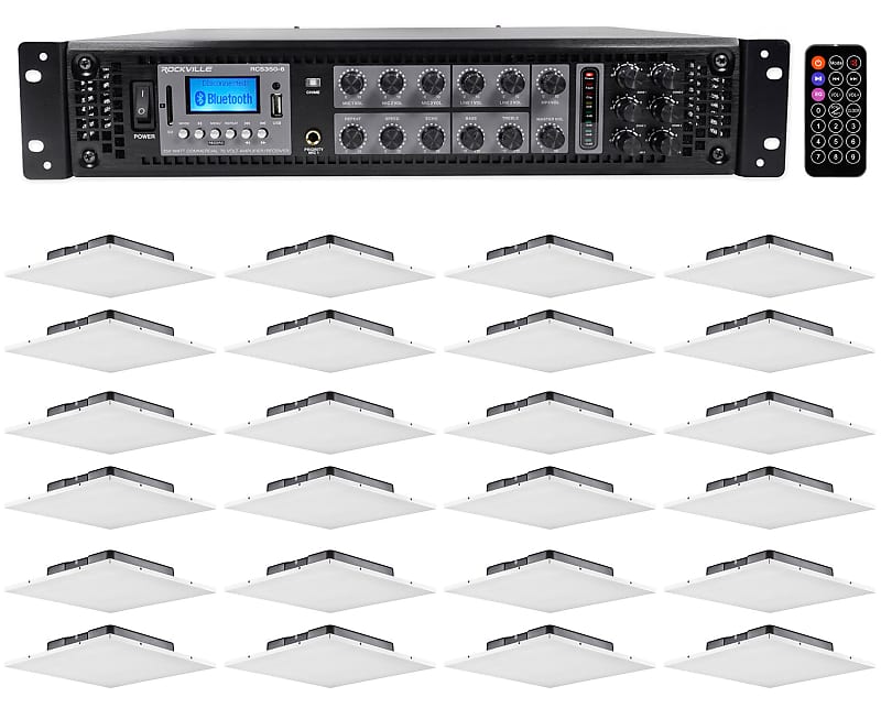 JBL Office Audio Package w/ 6Zone Amplifier+(24) Reverb