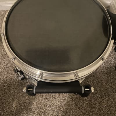 Pearl FFXML1412/A981 Championship Maple Varsity FFX 14x12" Marching Snare Drum 2010s - Black Silver Fade Bottom image 3