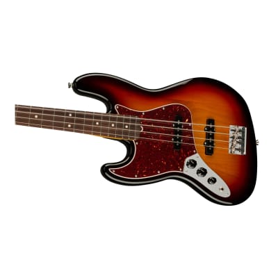 Fender American Professional II 4-String Jazz Bass Rosewood Fingerboard Guitar (Left-Handed, 3-Color Sunburst) image 4