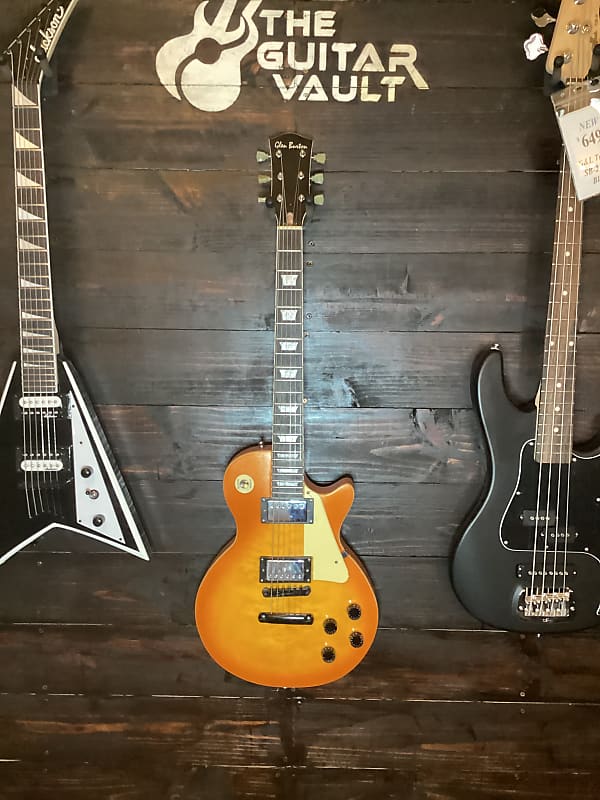 Glen Burton Les Paul - Orange Burst image 1