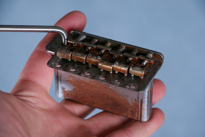 Callaham Guitars Vintage Narrow Bridge 6 Point Tremolo Relic