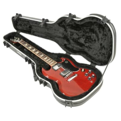 SKB Cases SG Guitar Hardshell Case with TSA Latch, Over-Molded Handle, and Full Length Neck Support for Gibson and Epiphone SG Guitars image 3