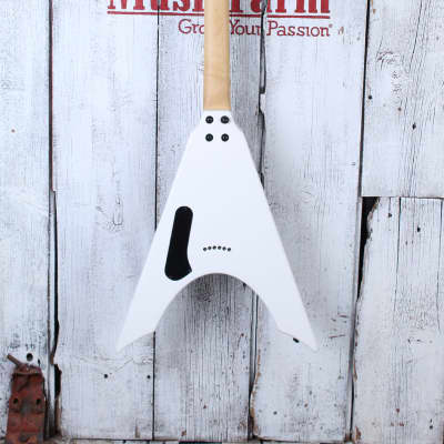 Kramer Nite-V Plus Solid Body Electric Guitar Seymour Duncan HH Alpine White image 6