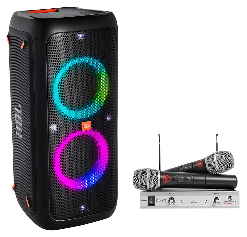  JBL PartyBox 310 Portable Bluetooth Speaker (Party Lights)  Bundle with Vocal Microphone, XLR Barrel Adapter & XLR Cable : Musical  Instruments