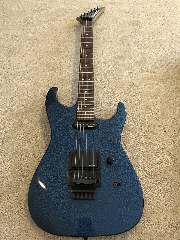 Jackson Dinky USA 1988 Blue Crackle | Reverb