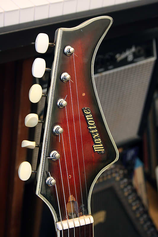 Maxitone Hollow Body Electric MIJ 1960s - Red | Reverb