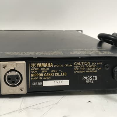 Yamaha D1500 Vintage Digital Delay image 5