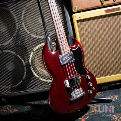 Gibson SG Reissue Bass 2005 - Heritage Cherry image 2