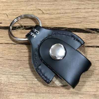 Levy's Shuffield Music Company Leather Pick Holder Keyring Black image 3