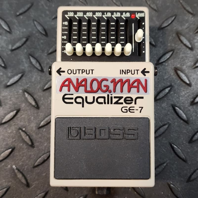 Analogman Boss GE7 Graphic Equalizer Pro Mod EQ Taiwan Reverb