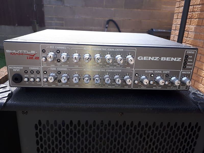 GenzBenz Genz Benz STL-MAX-12-2 Shuttle Max 12.2 Bass Head with Foot Switch image 1