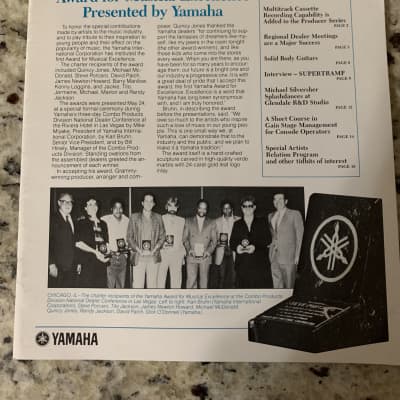 Yamaha Sample & Hold Magazine DX7 DX9 SBG200 SC300T 1984 image 1