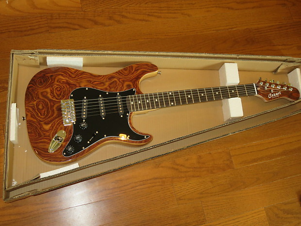 Nice New Custom Cozart Elec. Strat Style Guitar with Quilted Maple Top