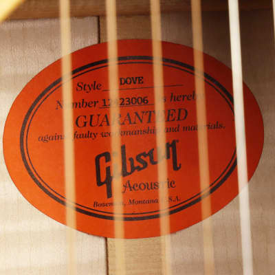 Gibson Historic Collection DOVE Classic [SN 12423006] (03/13) image 7