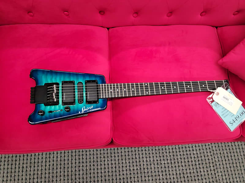 結婚祝い Steinberger blue Trans GT-PRO Spirit エレキギター