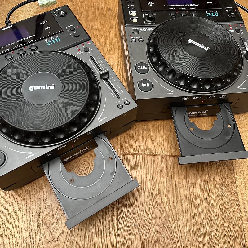 Gemini CDJ 210 Pair - DJ Turntable decks deck