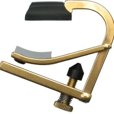 Shubb Partial Brass Capo (covers 3 inside strings) for sale