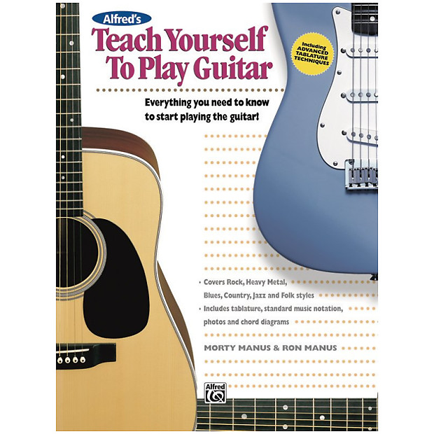 Alfred 00-14104 Alfred's Teach Yourself to Play Guitar Book/Enhanced CD image 1