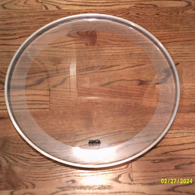 Attack 22 Inch Clear Bass Drum Batter Head, Built-In Muffler - Mint Never Used! image 1