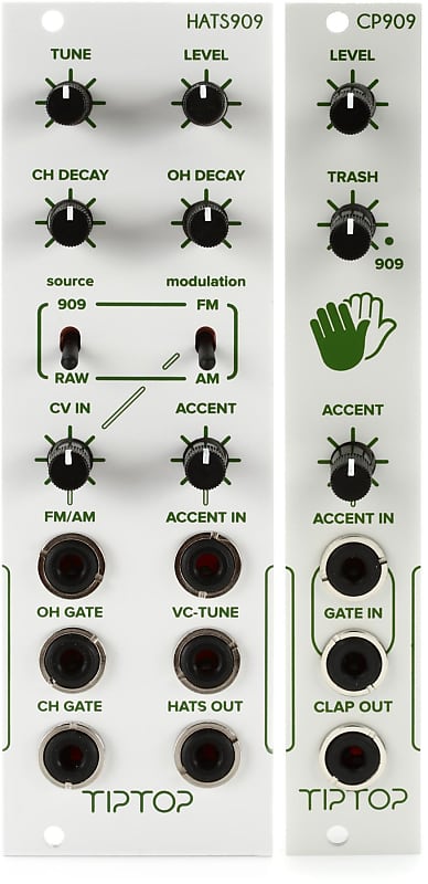 Tiptop Audio HATS909 Eurorack Hi-hats Module Bundle with Tiptop