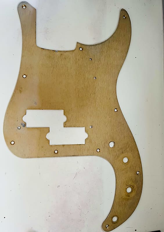 Fender Precision Bass Pickguard! Original 1957 1958 Gold Anodized Vintage!