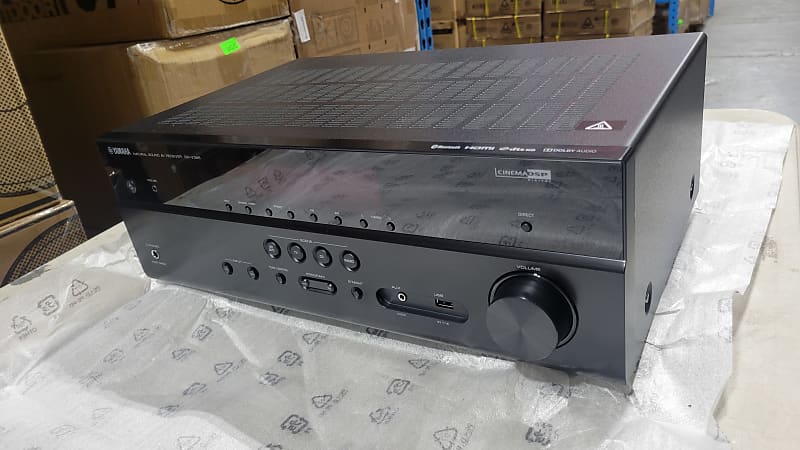 YAMAHA　RX-V385　AVレシーバー　ブラック　黒 音の基本性能をさらに高め、HDR/4K映像伝送やBluetoothにも対応