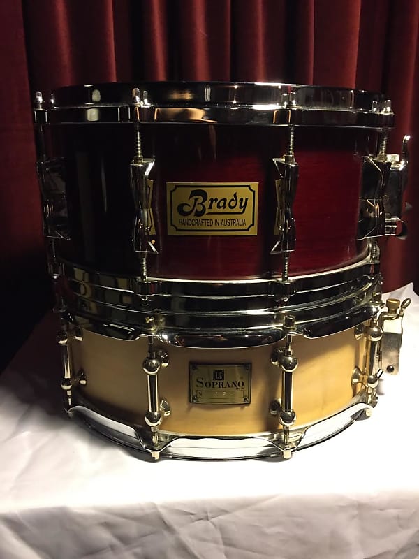 Snare lot.   Brady jarrah ply snare.Lesoprano New vintage RARE! 2 great snares for the price of 1. image 1