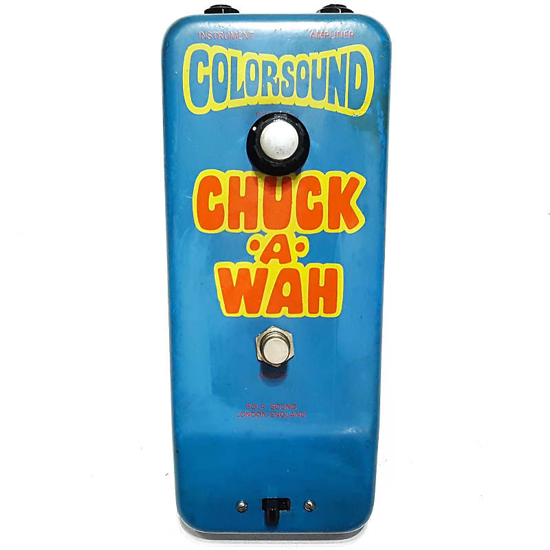 Colorsound Chuck A Wah  - BOOST Pedal 1970s image 1