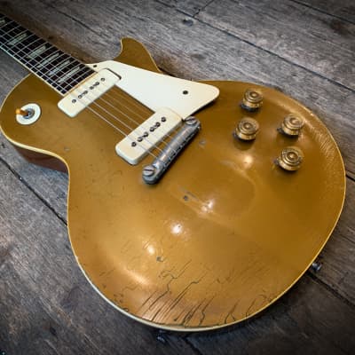 1954 Gibson Les Paul Gold Top with the original hard shell case image 11