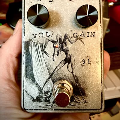 Pasta Pedals Nightmare Bass Overdrive (DOD FX91 clone) 2025 - Grey image 2