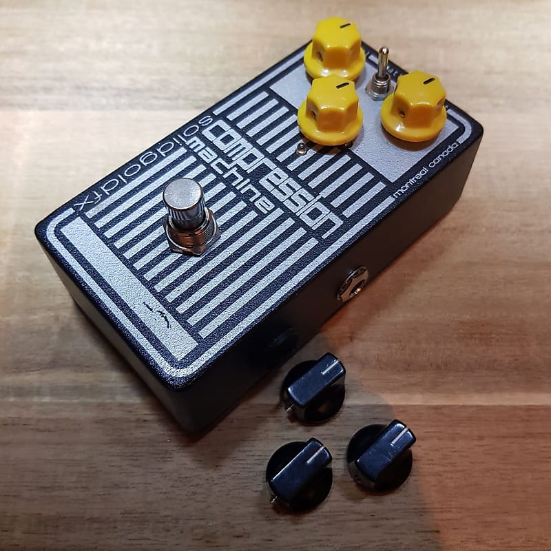 SolidGoldFX Compression Machine. Boutique optical compressor pedal. Limited  Edition.