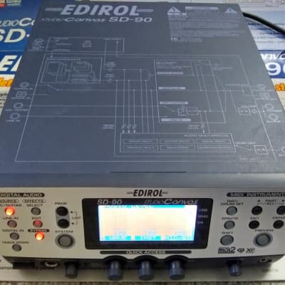 Roland) Edirol SD-90 Studio Canvas 128 voice sound module and USB