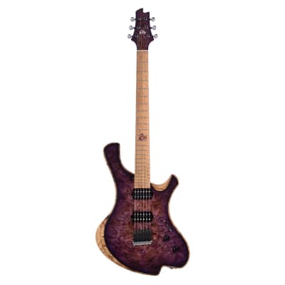 o3 Guitars Radon - Purple Nightmare - Hand Made by Alejandro Ramirez - Custom Boutique Electric Guitar image 4