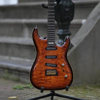 Godin Artisan ST Signature - Cognac Guilted Maple | Reverb