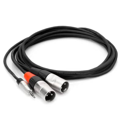 Rapco 1-Foot Stereo XLR Y-Cable compatible with Blue Yeti Pro