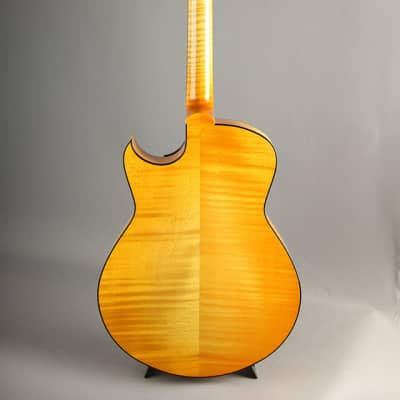 Marchione 15 inch Arch Top Swiss moon Spruce Top Swiss Flame Maple Side & Back 2019 image 4