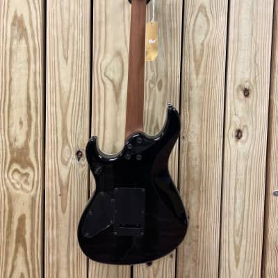 Cort G290 FAT High Performance Guitar Compound Radius Locking Tuners Roasted Maple Neck Trans Black Burst FREE WRANGLER DENIM STRAP image 5