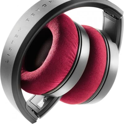 Focal Listen Professional Closed Back Headphones 32 Ohms - Black / Red image 2