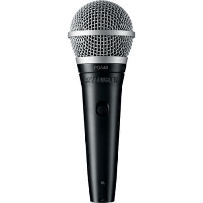 Shure PGA48-XLR Cardioid Dynamic Vocal Microphone with 15' XLR-XLR Cable image 1