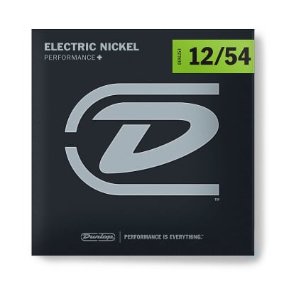 3 Pack | Dunlop DEN1254 Heavy Nickel Wound Electric Guitar Strings (12-54) image 3