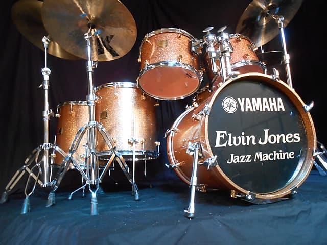 Elvin Jones' Yamaha Maple Custom Drum Set, Authenticated | Reverb