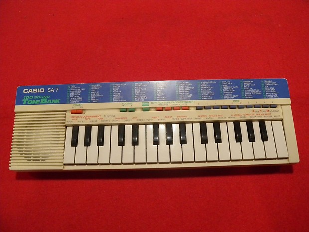 Piano Casio Sa 100 CASIO SA-7 100 SOUND TONE BANK Reverb